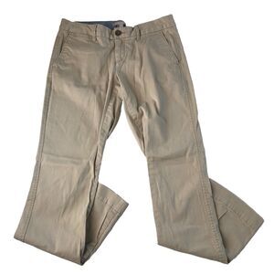 Banana Republic Women’s City Chino Khaki Pants Bootcut Mid-Rise Size 4